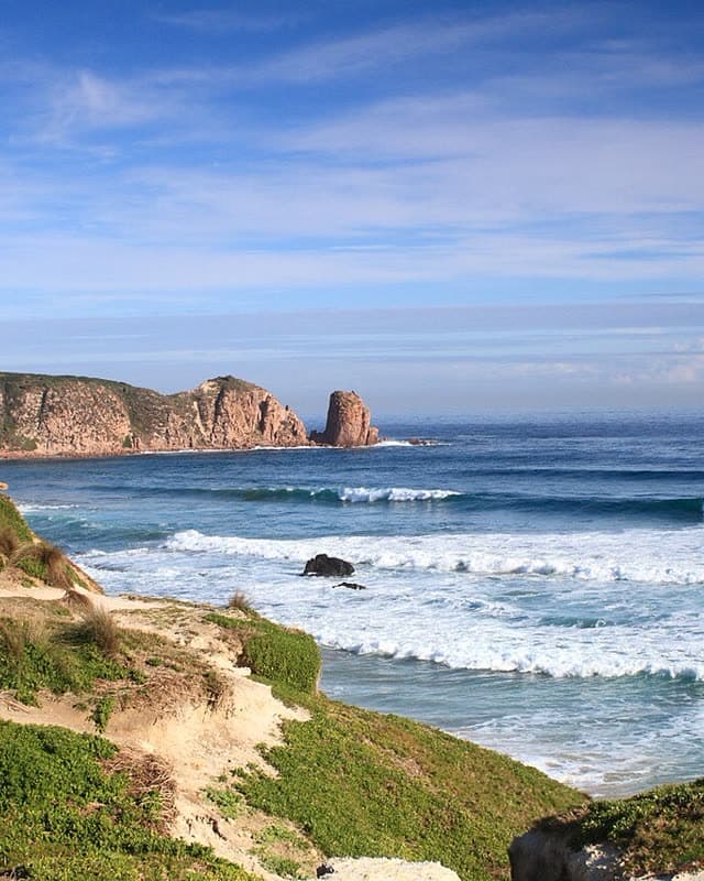 Surf and cliffs at Cape Woolamai, Phillip Island