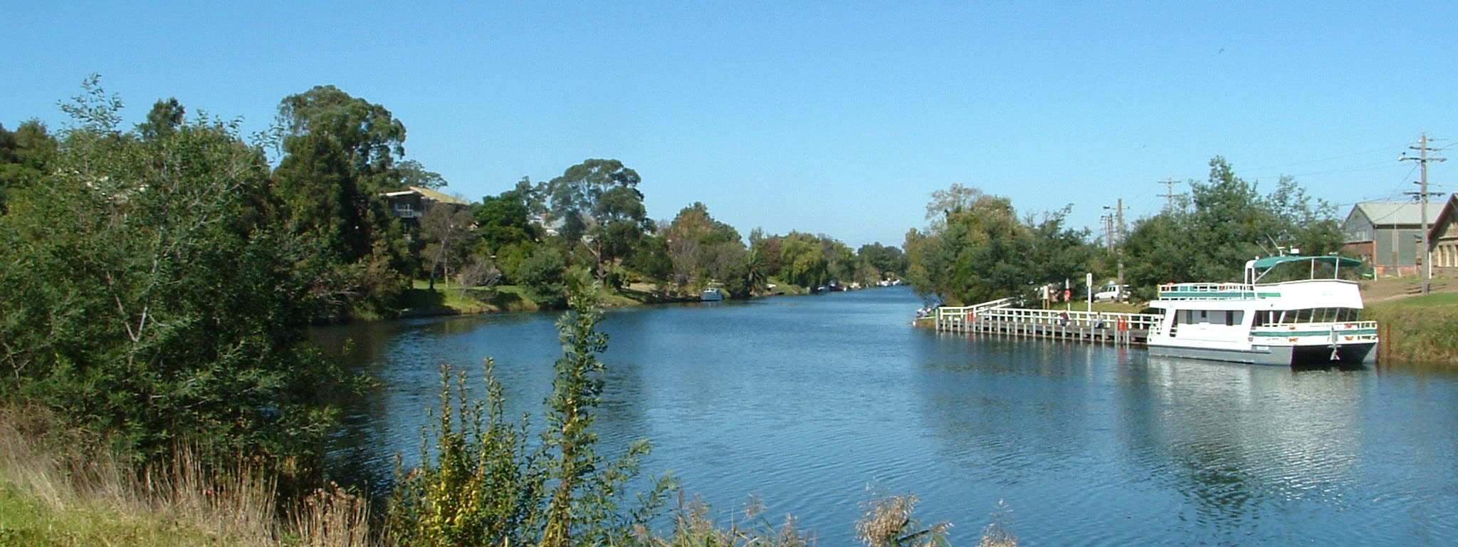 A cruise boat on the Mitchell River at Bairnsdale