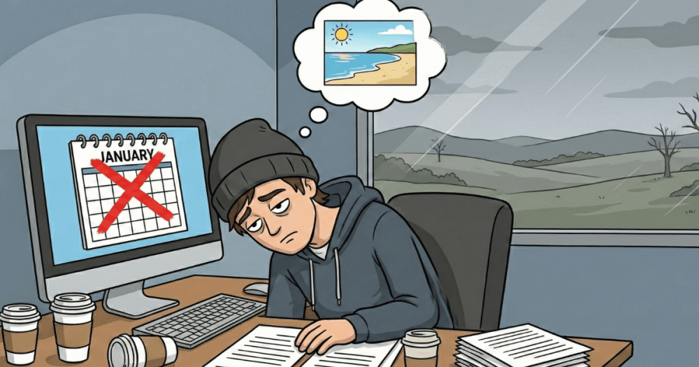 The Struggle is Real: How to Survive the Back to Work “January Slump” in Gippsland